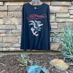 ED HARDY Bling Long sleeve Tee